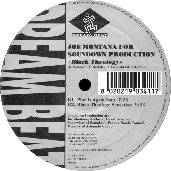 Joe Montana - Black Theology | Dream Beat (DB 041) - 2