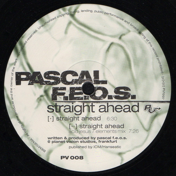 Pascal F.E.O.S. - Straight Ahead | PV (PV008)