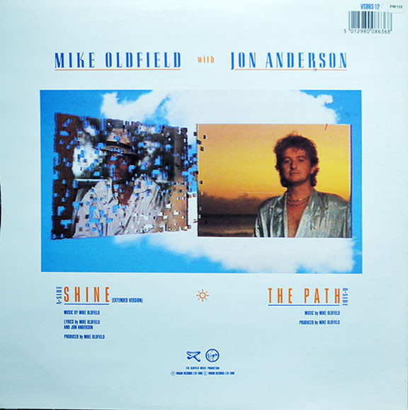 Mike Oldfield With Jon Anderson - Shine | Virgin (VS 863-12) - 2