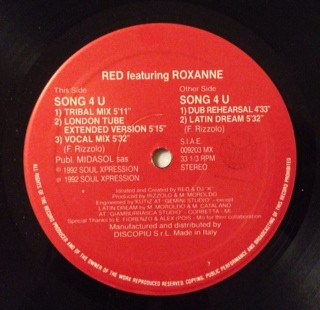 Red Featuring Roxanne - Song 4 U | WR (Wolf Records) (009203 MX) - main Red Featuring Roxanne - Song 4 U | WR (Wolf Records) (009203 MX) - main