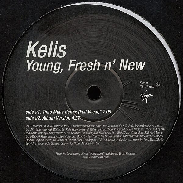 Kelis - Young, Fresh N' New | Virgin (VUSTFDJ212)
