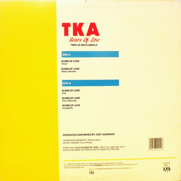 TKA - Scars Of Love | Tommy Boy (TB 902) - 4