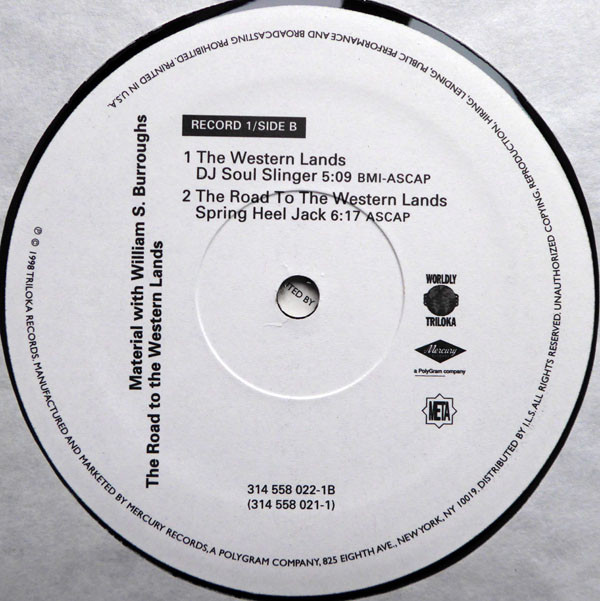 Material With William S. Burroughs - The Road To The Western Lands | Triloka Records (314 558 021-1) - 4 Material With William S. Burroughs - The Road To The Western Lands | Triloka Records (314 558 021-1) - 4