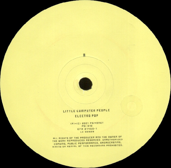Little Computer People - Electro Pop | Psi49net (PSI 010) - 4