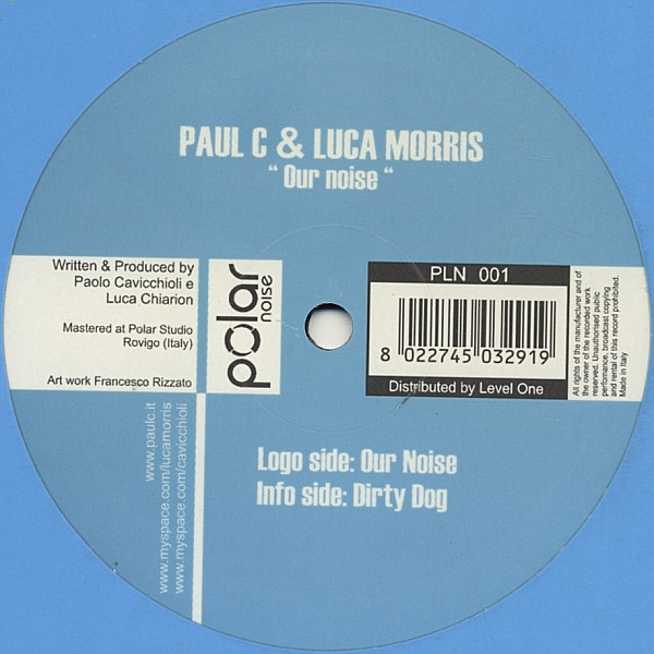 Paul C & Luca Morris - Our Noise | Polar Noise (PLN 001) - main