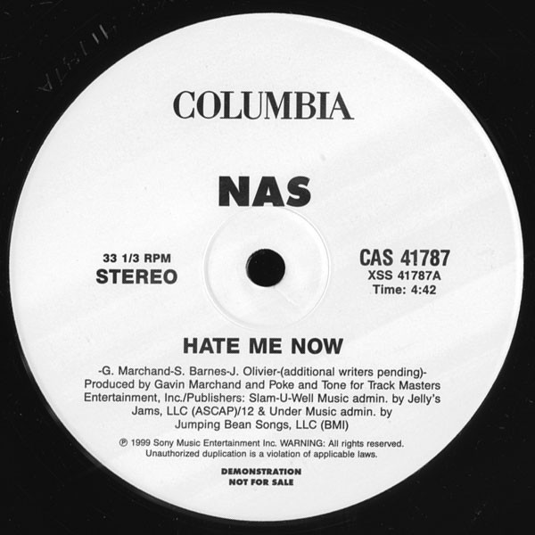 Nas - Hate Me Now | Columbia (CAS 41787) - main