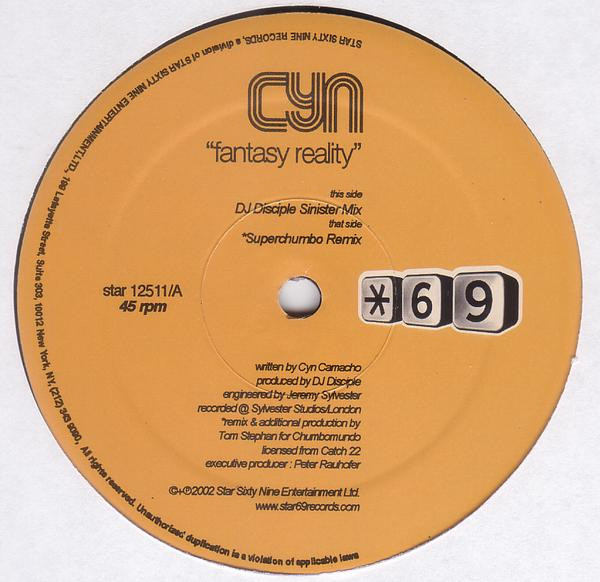 Cyn - Fantasy Reality | Star 69 Records (star 12511) - 2