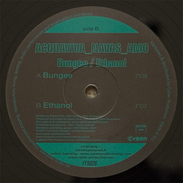 Acquaviva  &  Navas  &  Amo - Bungee / Ethanol | Full Force Session (FFS 026) - 2