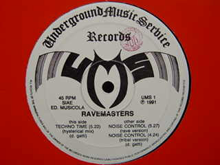 Ravemasters - Techno Time | Underground Music Service Records (UMS 1)