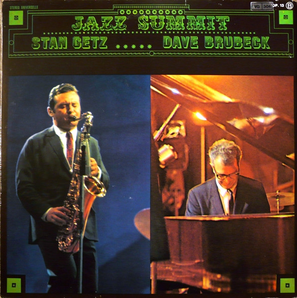Stan Getz / Dave Brubeck - Jazz Summit | Disques Vogue (DP. 13) - 3
