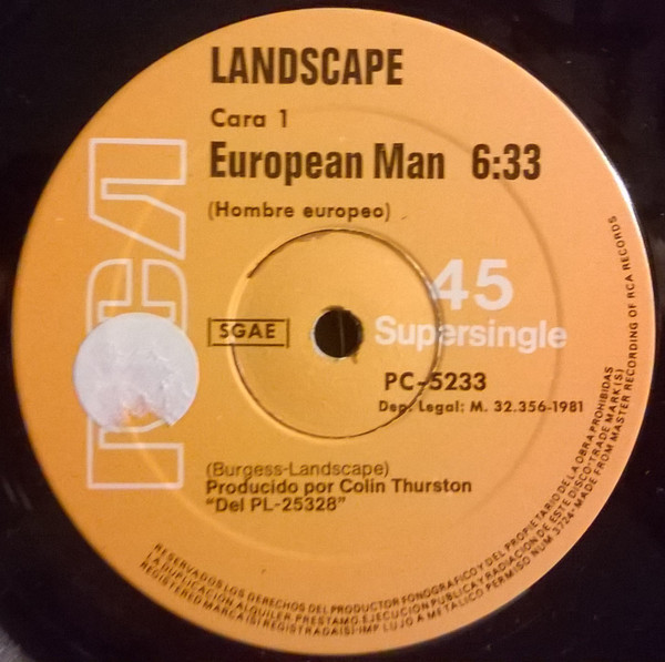 Landscape - European Man = Hombre Europeo | RCA (PC-5233) - 3 Landscape - European Man = Hombre Europeo | RCA (PC-5233) - 3