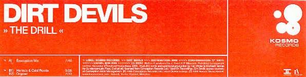 Dirt Devils - The Drill | Kosmo Records (KOS 2035) - 2