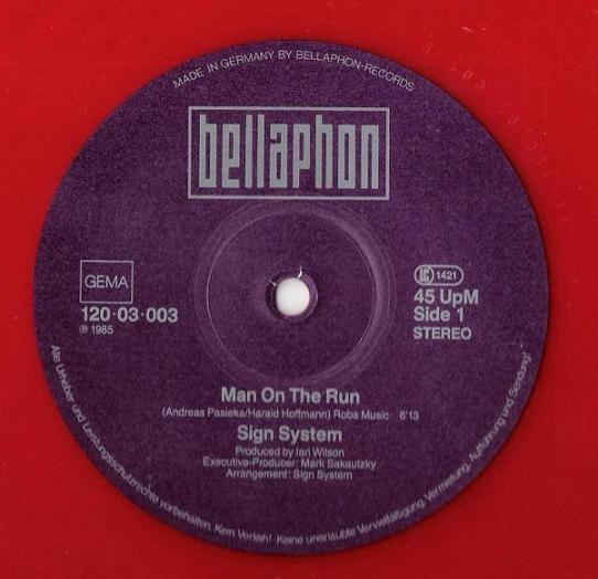 Sign System - Man On The Run | Bellaphon (120·03·003) - 3 Sign System - Man On The Run | Bellaphon (120·03·003) - 3