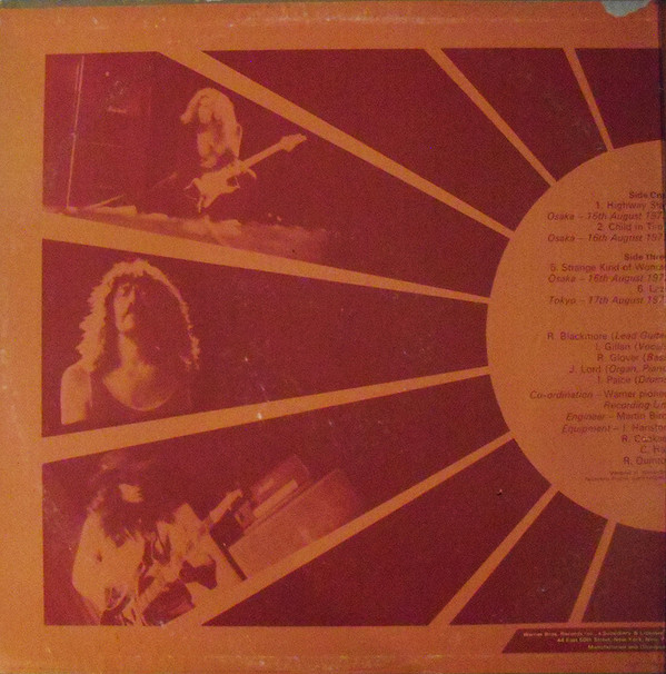 Deep Purple - Made In Japan | Warner Bros. Records (2WS 2701) - 2