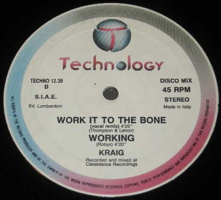 Kraig - Work It To The Bone | Technology (TECHNO 12.30) - 2