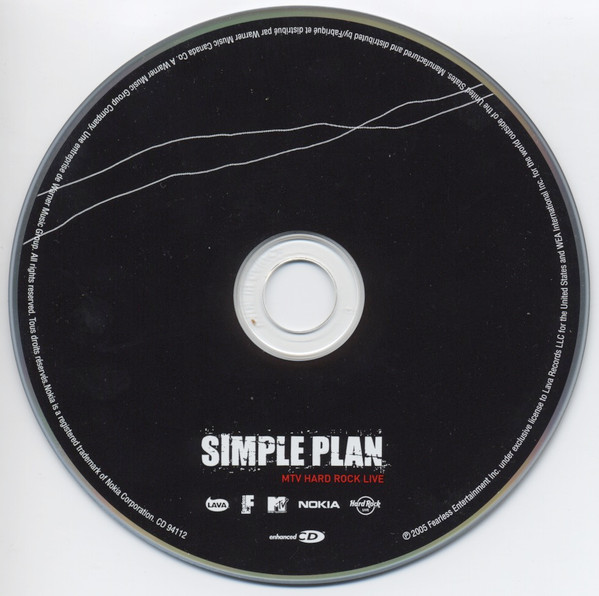 Simple Plan - MTV Hard Rock Live | Lava (CD 94112) - 3