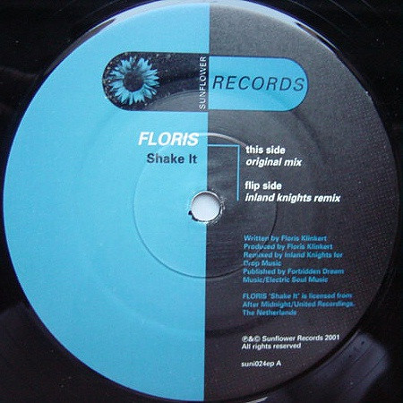 Floris - Shake It | Sunflower Records (SUNI 024EP) - main
