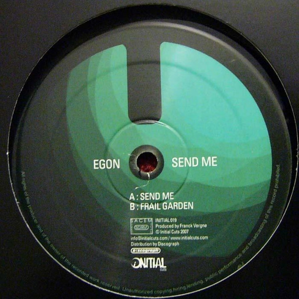 Egon - Send Me | Initial Cuts (INITIAL 019) - main