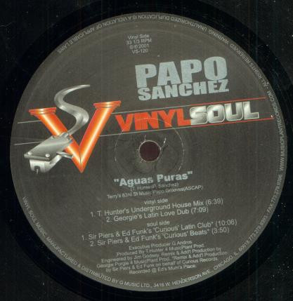 Papo Sanchez - Aguas Puras | Vinyl Soul (VS-120) - main Papo Sanchez - Aguas Puras | Vinyl Soul (VS-120) - main