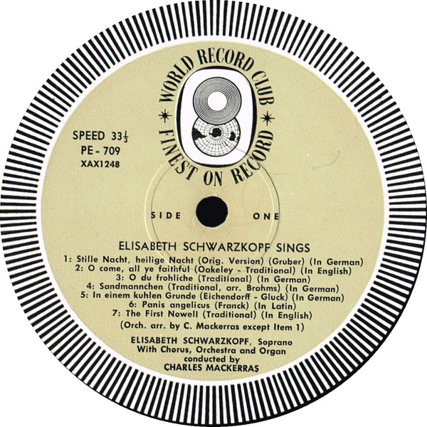 Elisabeth Schwarzkopf Sings