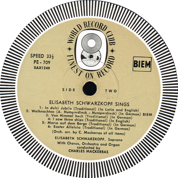 Elisabeth Schwarzkopf Sings