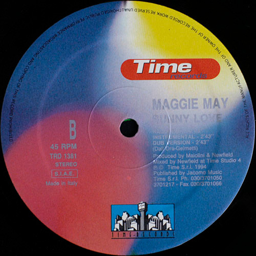 Maggie May - Sunny Love | Time Records (TRD 1381) - 4 Maggie May - Sunny Love | Time Records (TRD 1381) - 4
