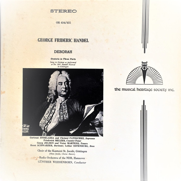 Deborah - Oratorio In Three Parts