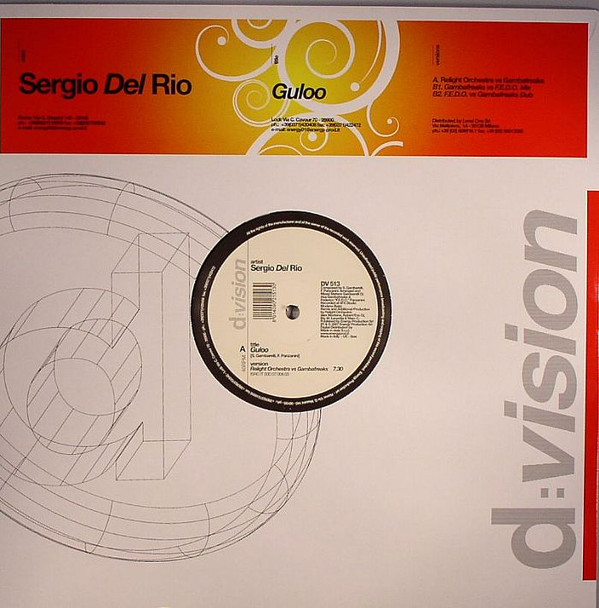 Sergio Del Rio - Guloo | D:vision Records (DV 513) - main Sergio Del Rio - Guloo | D:vision Records (DV 513) - main