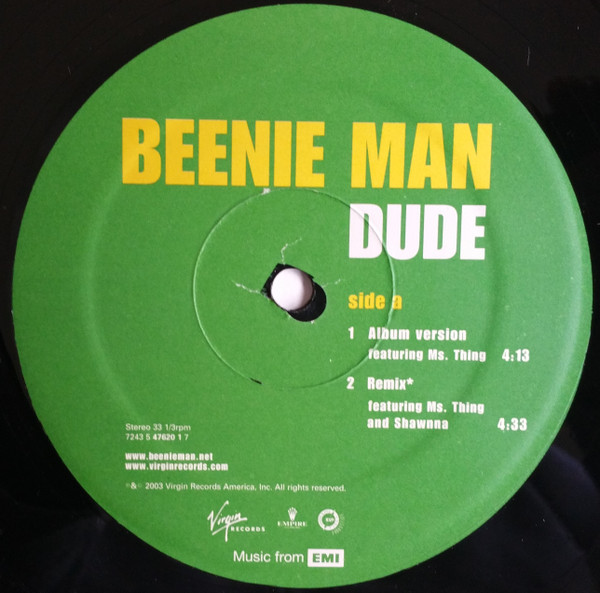 Beenie Man - Dude | Virgin (7243 5 47620 1 7) - 3 Beenie Man - Dude | Virgin (7243 5 47620 1 7) - 3