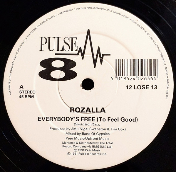 Rozalla - Everybody's Free (To Feel Good) | Pulse-8 Records (12 LOSE 13) - 3 Rozalla - Everybody's Free (To Feel Good) | Pulse-8 Records (12 LOSE 13) - 3