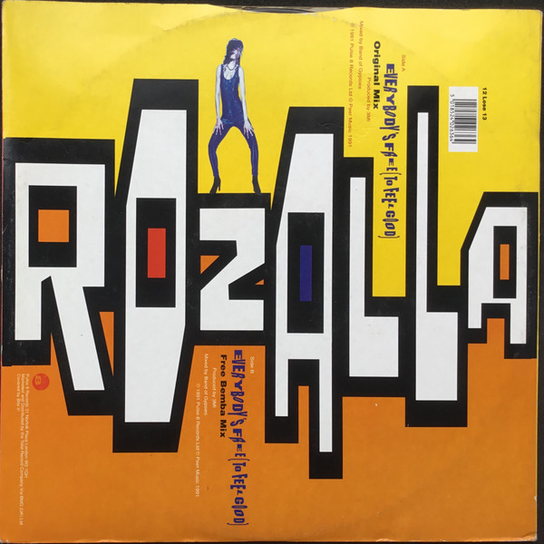 Rozalla - Everybody's Free (To Feel Good) | Pulse-8 Records (12 LOSE 13) - 2 Rozalla - Everybody's Free (To Feel Good) | Pulse-8 Records (12 LOSE 13) - 2