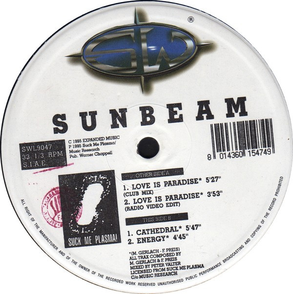 Sunbeam - Love Is Paradise | Steel Wheel (SWL9047) - 4 Sunbeam - Love Is Paradise | Steel Wheel (SWL9047) - 4