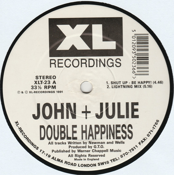 John + Julie - Double Happiness | XL Recordings (XLT-23) - main John + Julie - Double Happiness | XL Recordings (XLT-23) - main