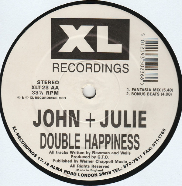 John + Julie - Double Happiness | XL Recordings (XLT-23) - 2 John + Julie - Double Happiness | XL Recordings (XLT-23) - 2