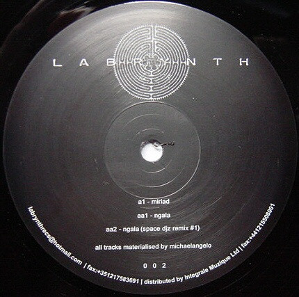 Michaelangelo - Miriad / Ngala | Labrynth (Labrynth002) Michaelangelo - Miriad / Ngala | Labrynth (Labrynth002)