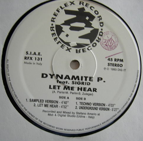 Dynamite P. Feat. Sigrid - Let Me Hear | Reflex Records (RFX 131) - 2 Dynamite P. Feat. Sigrid - Let Me Hear | Reflex Records (RFX 131) - 2