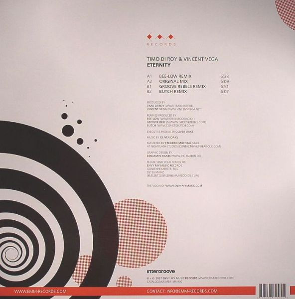Timo Di Roy & Vincent Vega - Eternity | Envy My Music Records (EMMR 001-6) - 2 Timo Di Roy & Vincent Vega - Eternity | Envy My Music Records (EMMR 001-6) - 2