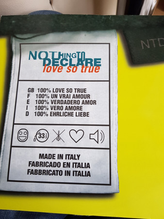 Nothing To Declare - Love So True | Crossover Records (CROSS 009) - main Nothing To Declare - Love So True | Crossover Records (CROSS 009) - main
