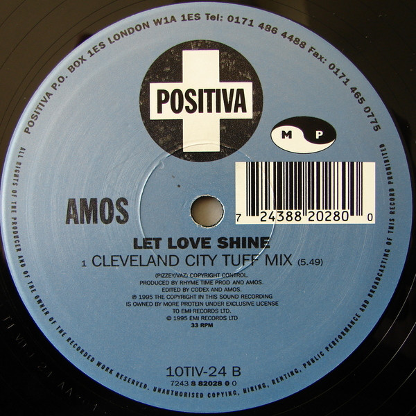 Amos - Let Love Shine (Two The Hard Way) (The Cleveland City Dubs) | Positiva (10TIV-24) - 4