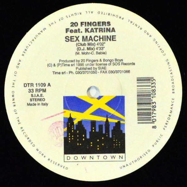 20 Fingers Feat. Katrina - Sex Machine | Downtown (DTR 1109) - 3