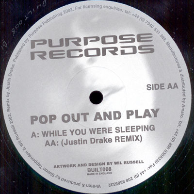 Pop Out And Play - While You Were Sleeping | Purpose Records (BUILT008) - 2 Pop Out And Play - While You Were Sleeping | Purpose Records (BUILT008) - 2