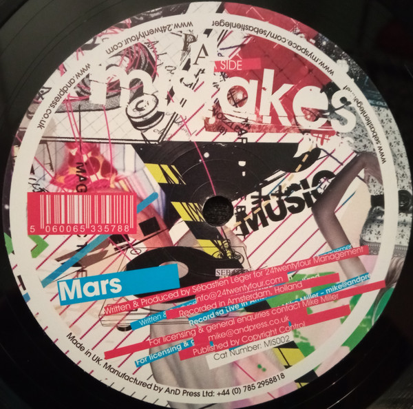 Sébastien Léger - Mercury / Mars | Mistakes Music (MIS002) - 2