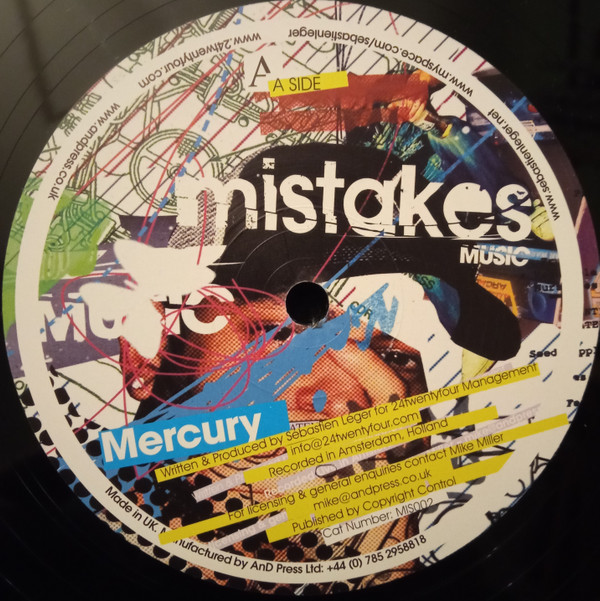Sébastien Léger - Mercury / Mars | Mistakes Music (MIS002) - main