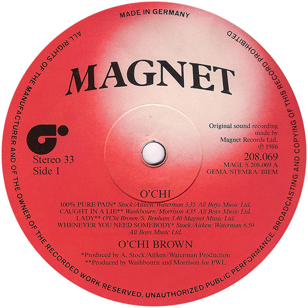O'Chi Brown - O'Chi | Magnet (208.069) - 3 O'Chi Brown - O'Chi | Magnet (208.069) - 3