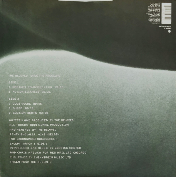 The Beloved - Ease The Pressure | EastWest (EW058T) - 2