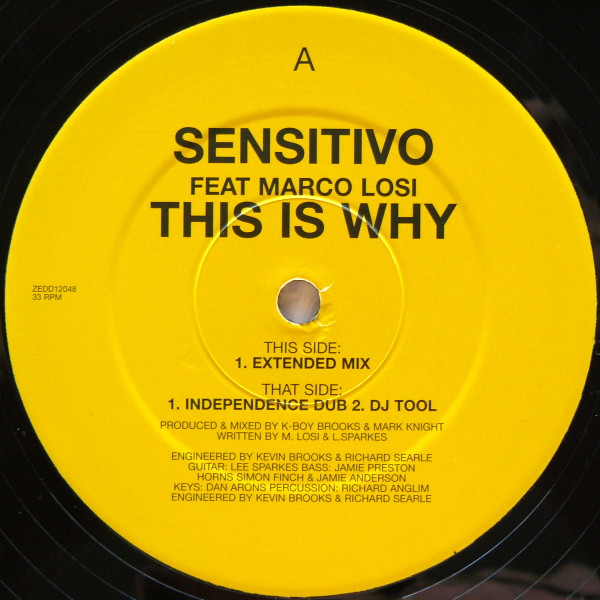 Sensitivo Feat. Marco Losi - This Is Why | Z Records (ZEDD12048) - 2 Sensitivo Feat. Marco Losi - This Is Why | Z Records (ZEDD12048) - 2