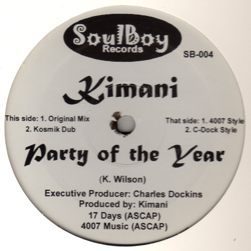 Kimani - Party Of The Year | Soulboy Records (SB-004)