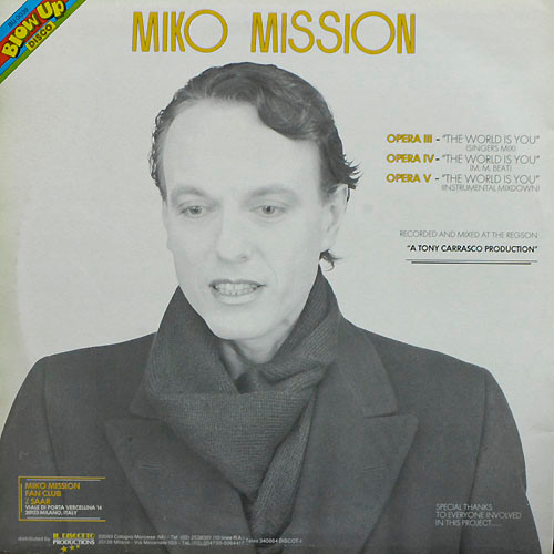 Miko Mission - The World Is You | Blow Up Disco (BU 0039) - 2