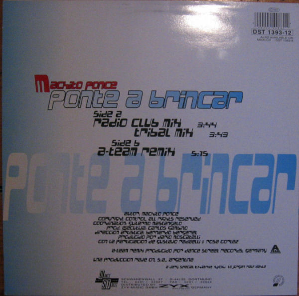Machito Ponce - Ponte A Brincar | Dance Street (DST 1393-12) - 2 Machito Ponce - Ponte A Brincar | Dance Street (DST 1393-12) - 2