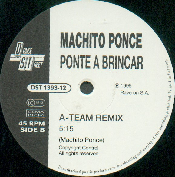 Machito Ponce - Ponte A Brincar | Dance Street (DST 1393-12) - 4 Machito Ponce - Ponte A Brincar | Dance Street (DST 1393-12) - 4